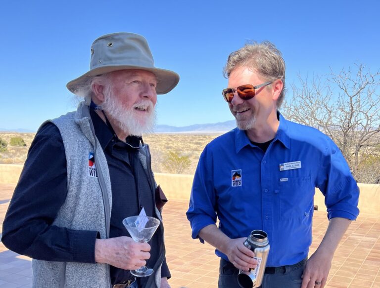 Dave Foreman with New Mexico Wild Deputy Director Tisha Broska