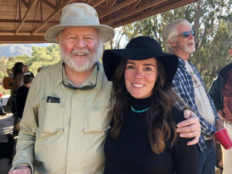 Dave Foreman with New Mexico Wild Deputy Director Tisha Broska