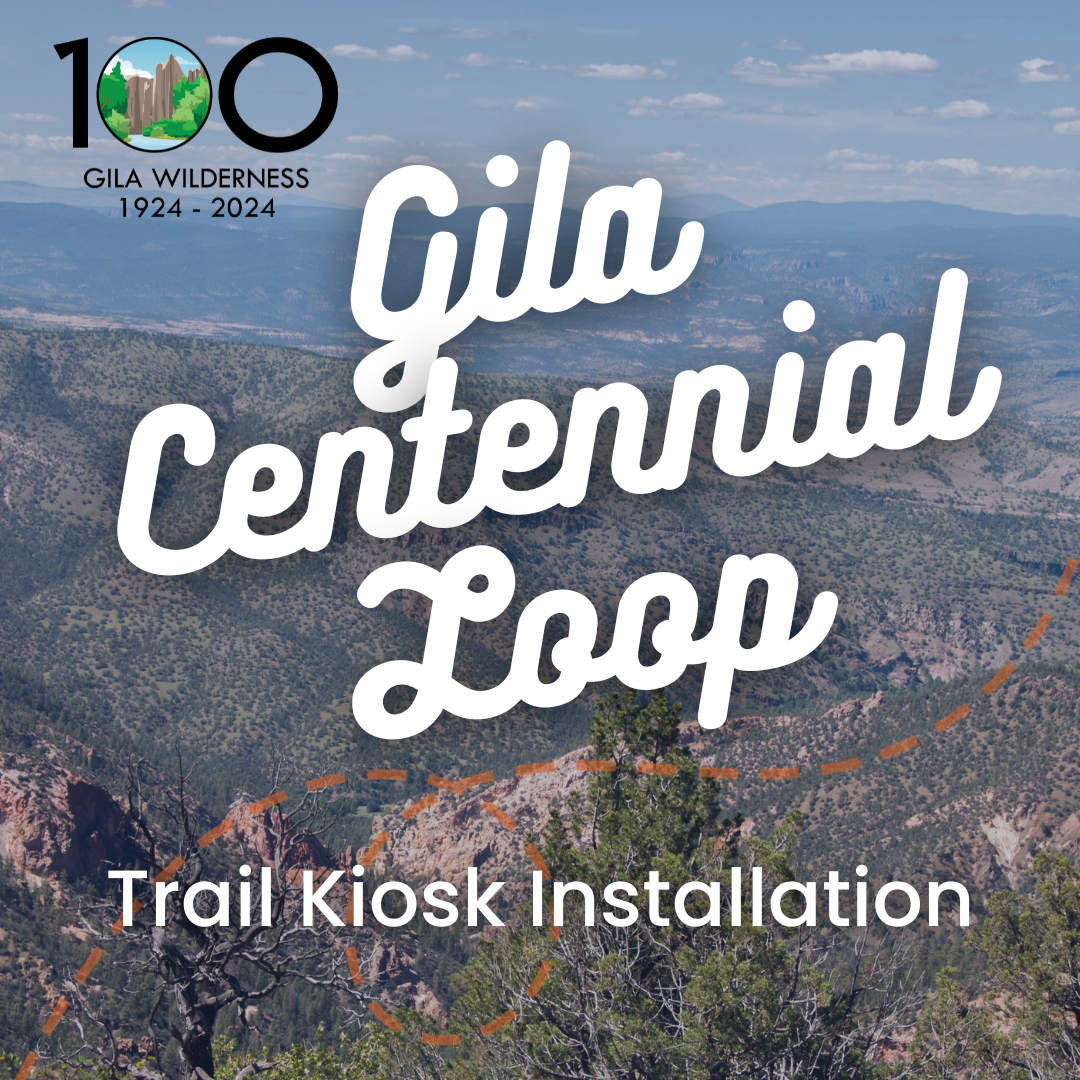 Gila Centennial Loop Kiosk Installation – Woody’s Corral