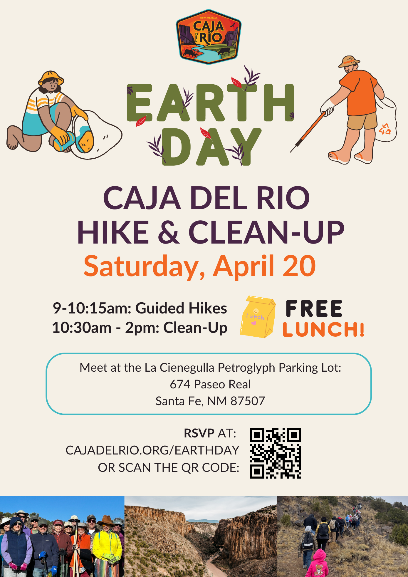 Earth Day: Caja del Rio Hike & Clean-Up