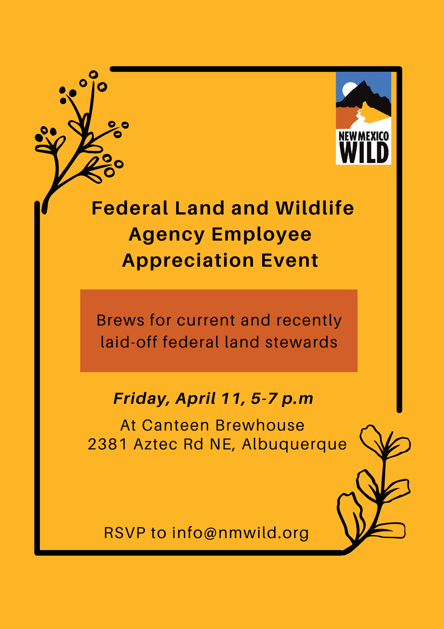 Federal Land and Wildlife Agency Employee Appreciation Event