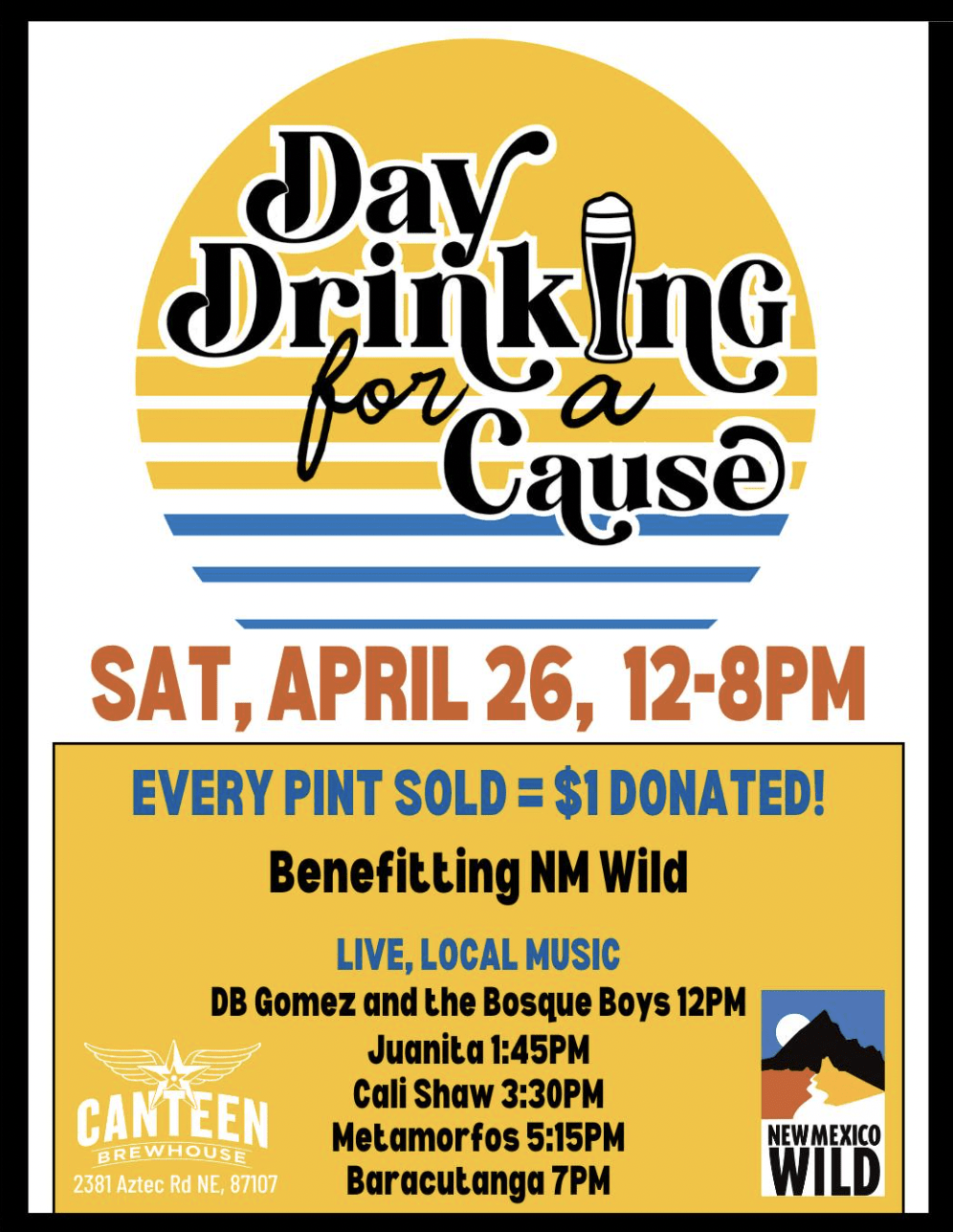 Daydrink for a Cause at Canteen Brewhouse: Benefitting New Mexico Wild