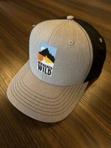 Orange Flat Brim Trucker